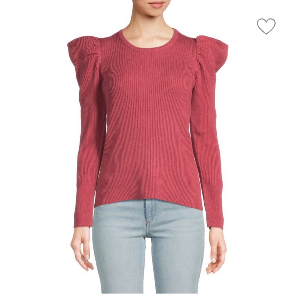 Joe’s jeans Puff Sleeve Ribbed Top
